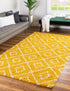 Trellis Haven Collection Area Rug - Soho (Yellow)