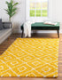 Trellis Haven Collection Area Rug - Soho (Yellow)