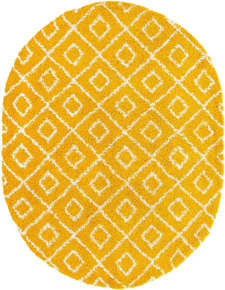 Trellis Haven Collection Area Rug - Soho (Yellow)