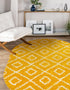 Trellis Haven Collection Area Rug - Soho (Yellow)