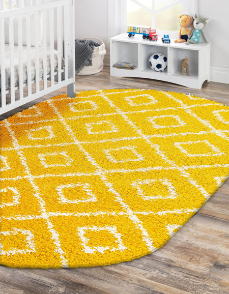 Trellis Haven Collection Area Rug - Soho (Yellow)