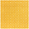 Lattice Loft Shag Collection Area Rug - Soho (Yellow) Square Yellow Main