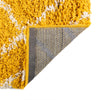 Lattice Loft Shag Collection Area Rug - Soho (Yellow) Runner Yellow  lifestyle 7