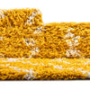 Lattice Loft Shag Collection Area Rug - Soho (Yellow) Runner Yellow  lifestyle 12