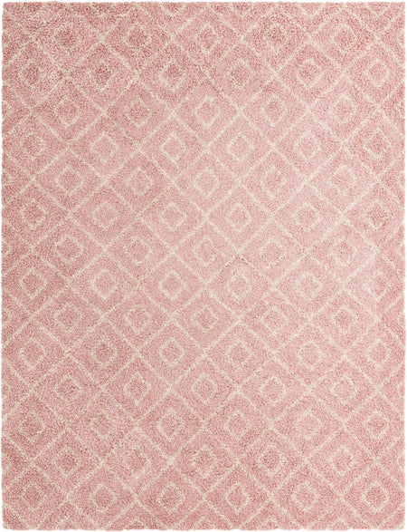 Trellis Haven Collection Area Rug - Soho (Light Pink)