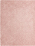 Trellis Haven Collection Area Rug - Soho (Light Pink)