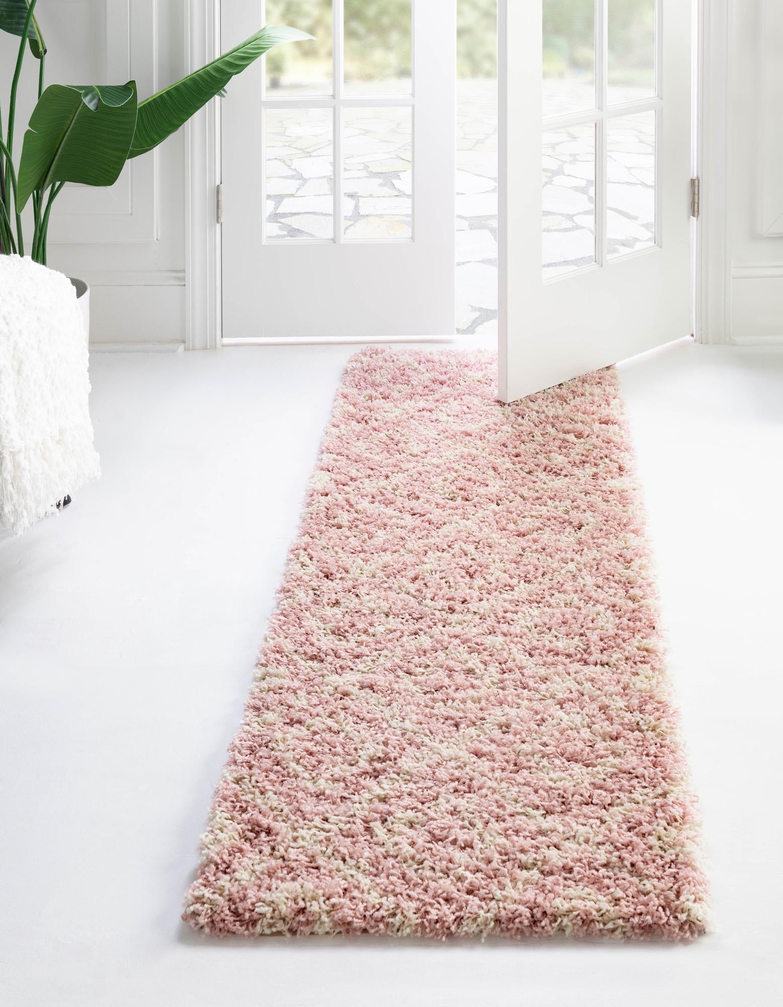 Trellis Haven Collection Area Rug - Soho (Light Pink)