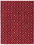 Trellis Haven Collection Area Rug - Soho (Burgundy Red)