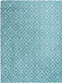 Trellis Haven Collection Area Rug - Soho (Aqua)