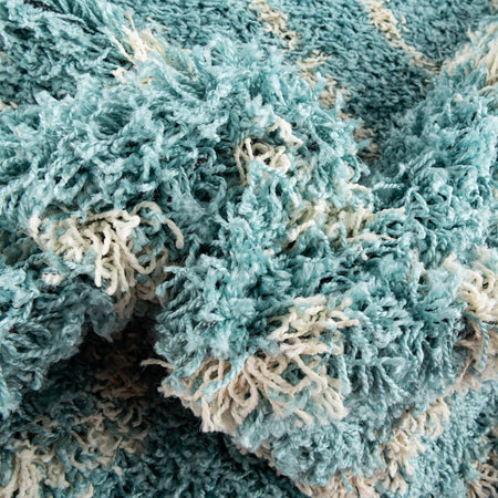 Trellis Haven Collection Area Rug - Soho (Aqua)