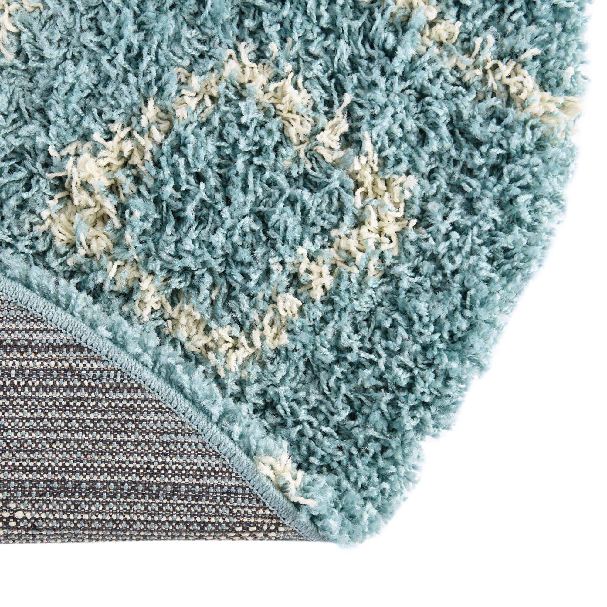 Trellis Haven Collection Area Rug - Soho (Aqua)