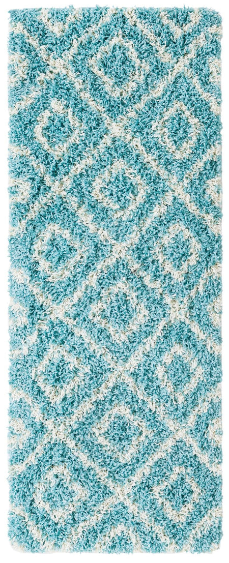 Trellis Haven Collection Area Rug - Soho (Aqua)