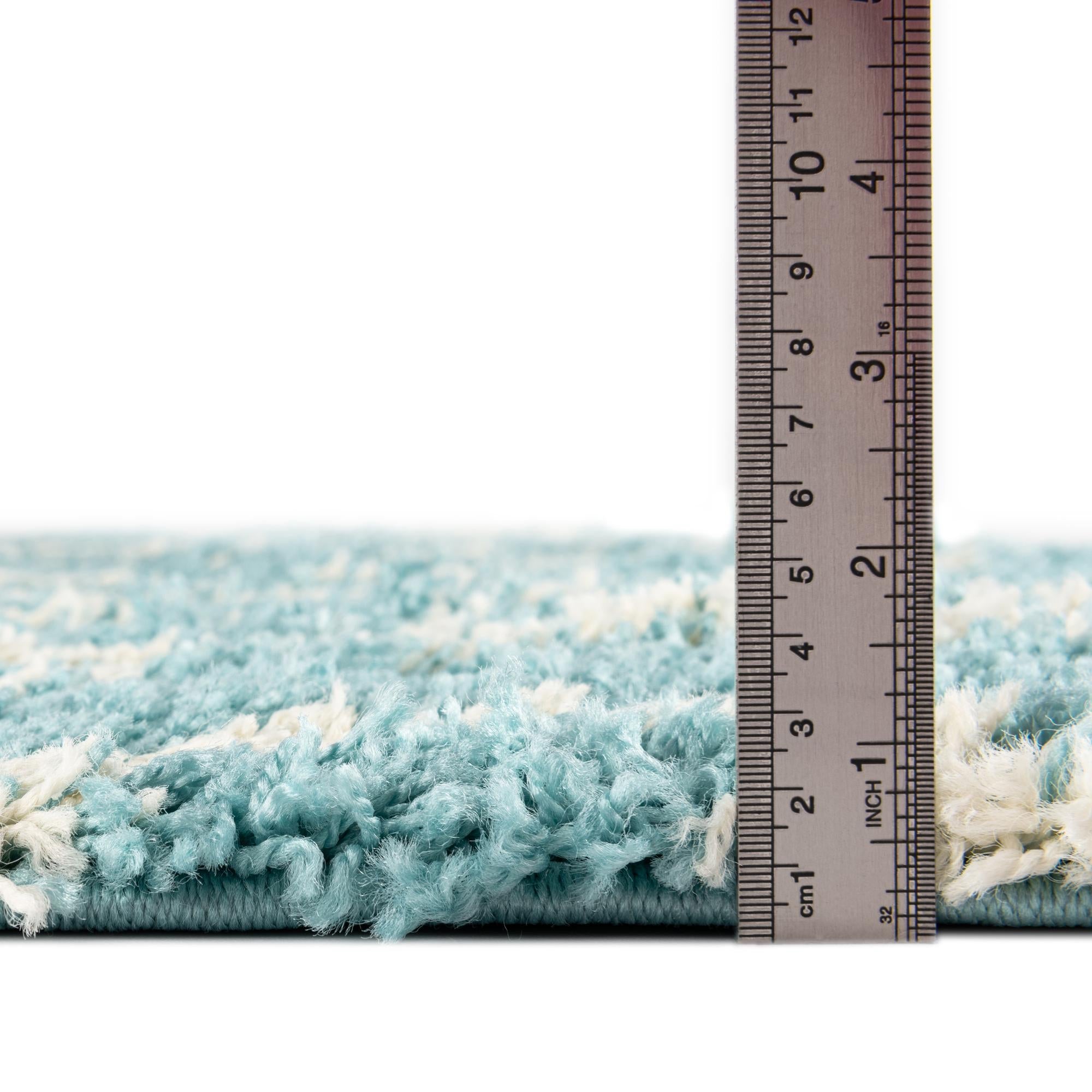 Trellis Haven Collection Area Rug - Soho (Aqua)