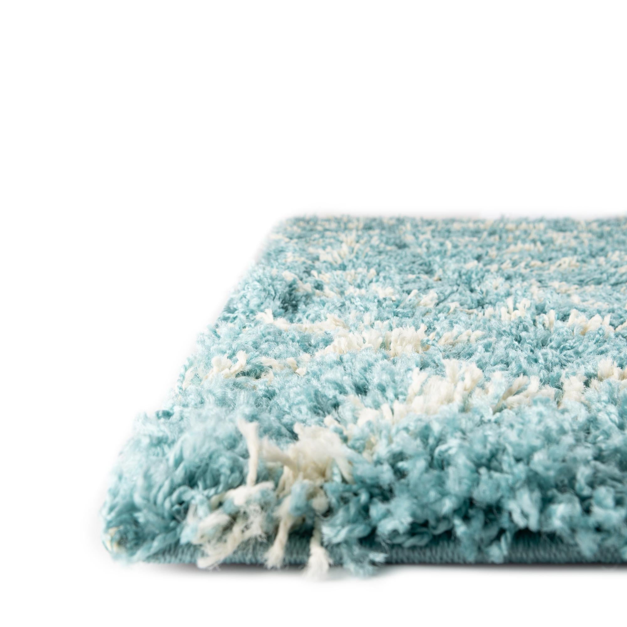 Trellis Haven Collection Area Rug - Soho (Aqua)