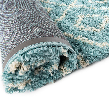 Trellis Haven Collection Area Rug - Soho (Aqua)