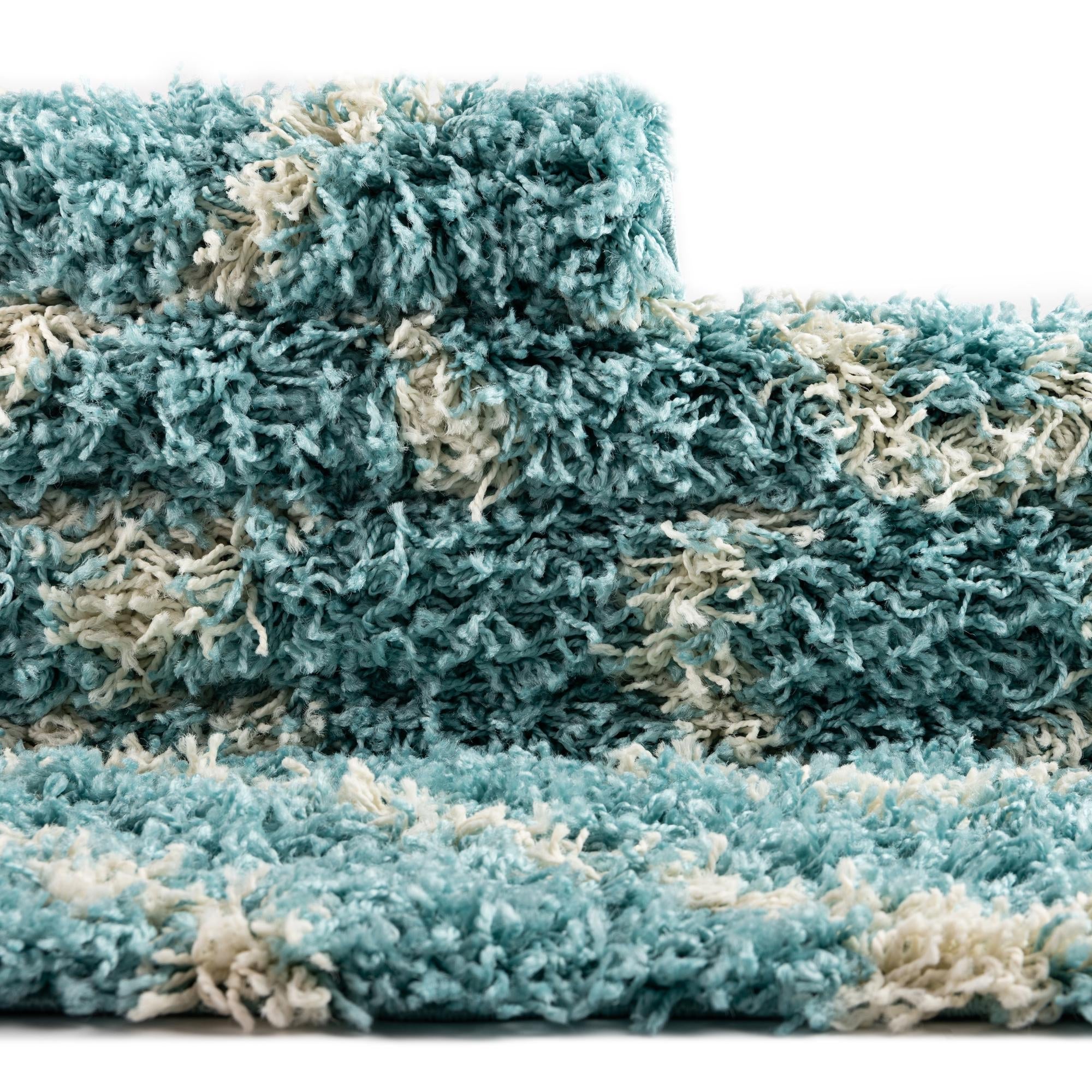 Trellis Haven Collection Area Rug - Soho (Aqua)