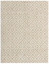 Lattice Loft Shag Collection Area Rug - Soho (Beige) Rectangle Beige Main