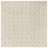 Lattice Loft Shag Collection Area Rug - Soho (Beige) Square Beige Main