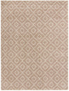 Lattice Loft Shag Collection Area Rug - Soho (Light Brown) Rectangle Light Brown Main