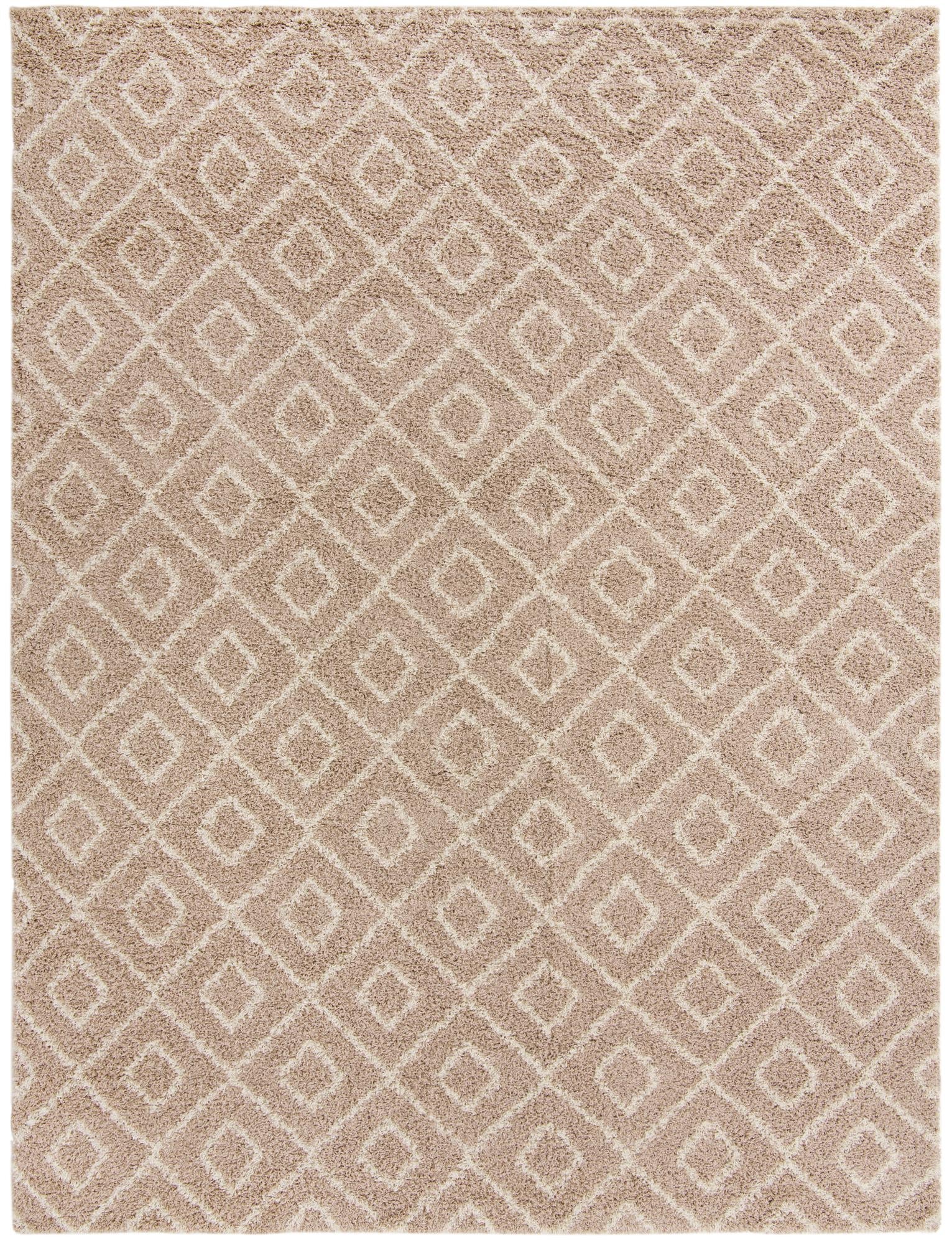 Trellis Haven Collection Area Rug - Soho (Light Brown)