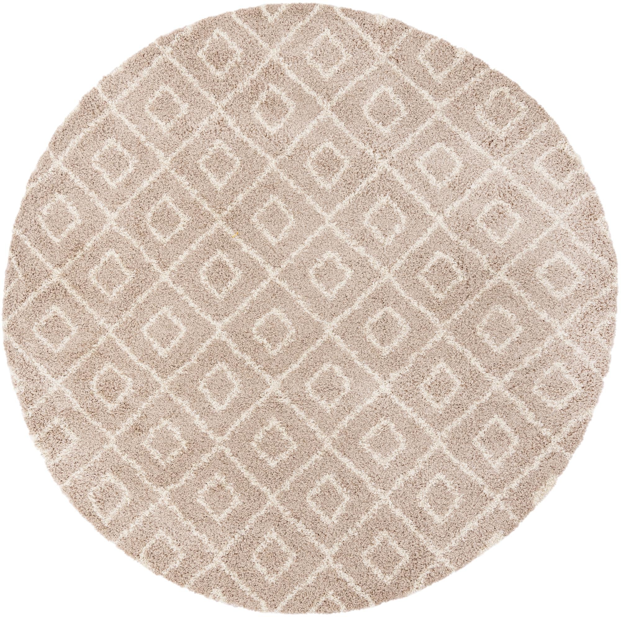 Trellis Haven Collection Area Rug - Soho (Light Brown)