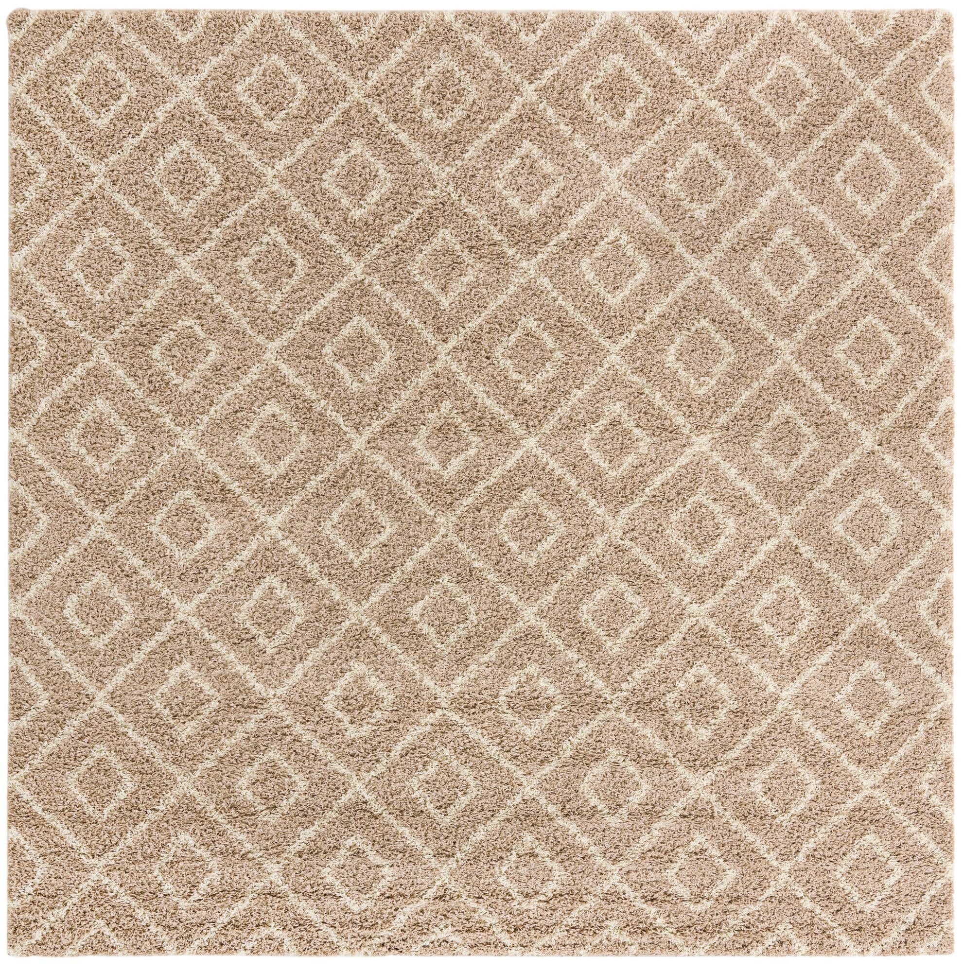 Trellis Haven Collection Area Rug - Soho (Light Brown)