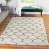 Lattice Loft Shag Collection Area Rug - Chelsea (Ivory) Rectangle Ivory  lifestyle 15