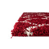 Lattice Loft Shag Collection Area Rug - Chelsea (Burgundy Red) Rectangle Burgundy Red  lifestyle 5