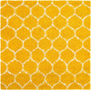 Lattice Loft Shag Collection Area Rug - Chelsea (Yellow) Square Yellow Main