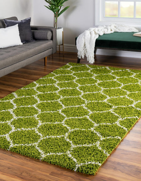 Trellis Haven Collection Area Rug - Chelsea (Green)