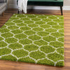 Lattice Loft Shag Collection Area Rug - Chelsea (Green) Rectangle Green  lifestyle 13