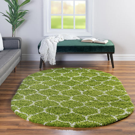 Trellis Haven Collection Area Rug - Chelsea (Green)