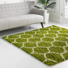 Lattice Loft Shag Collection Area Rug - Chelsea (Green) Square Green  lifestyle 13