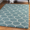 Lattice Loft Shag Collection Area Rug - Chelsea (Light Blue) Rectangle Light Blue  lifestyle 14