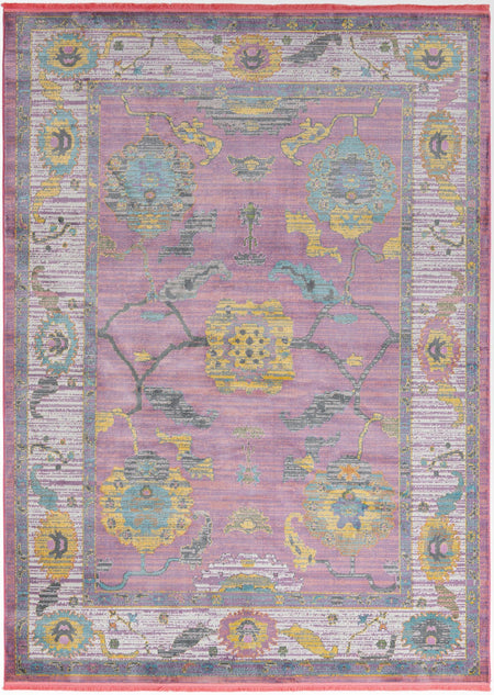 Arcadia Rugs Collection Area Rug - Eden (Pink)