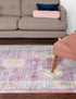 Arcadia Rugs Collection Area Rug - Eden (Pink)