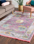 Arcadia Rugs Collection Area Rug - Eden (Pink)