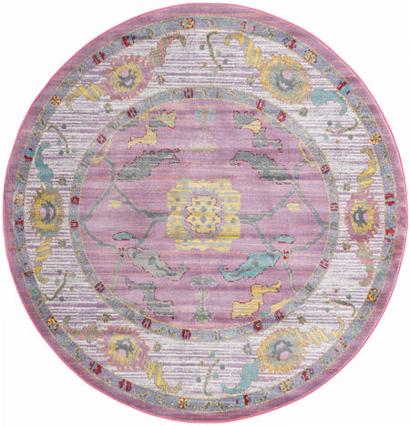 Arcadia Rugs Collection Area Rug - Eden (Pink)