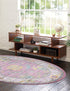 Arcadia Rugs Collection Area Rug - Eden (Pink)