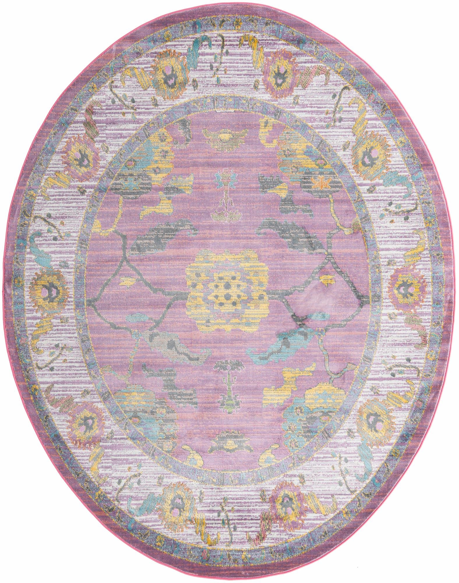 Arcadia Rugs Collection Area Rug - Eden (Pink)