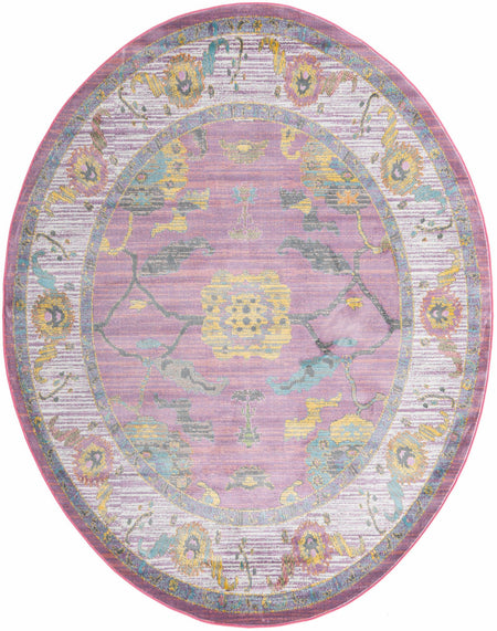 Arcadia Rugs Collection Area Rug - Eden (Pink)