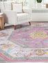 Arcadia Rugs Collection Area Rug - Eden (Pink)