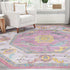 Arcadia Rugs Collection Area Rug - Eden (Pink)