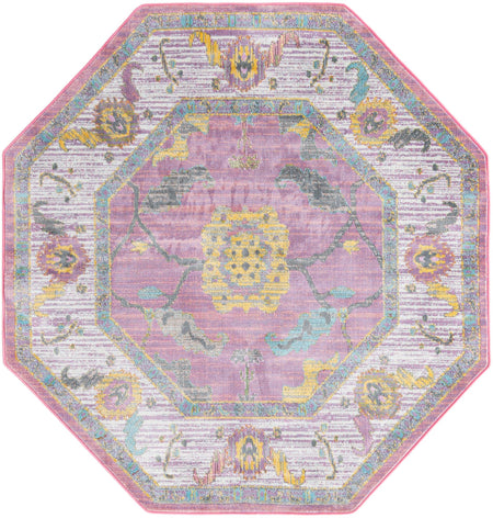 Arcadia Rugs Collection Area Rug - Eden (Pink)