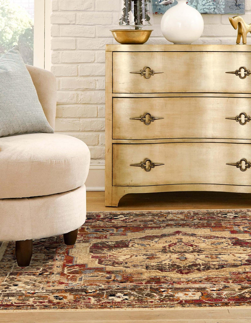 Neptune Elegance Collection Area Rug -  Thalassa Square Cream  lifestyle 19