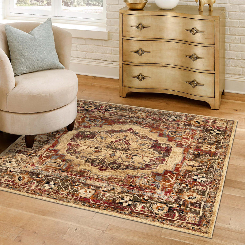 Neptune Elegance Collection Area Rug -  Thalassa Square Cream  lifestyle 43