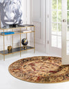 Neptune Elegance Collection Area Rug -  Thalassa Round Cream  lifestyle 20