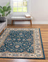 Casablanca Tapestry Collection Area Rug -  Marrakech (Egyptian Blue)