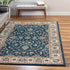 Casablanca Tapestry Collection Area Rug -  Marrakech (Egyptian Blue)