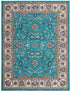 Casablanca Tapestry Collection Area Rug -  Marrakech (Arctic Aqua Blue)